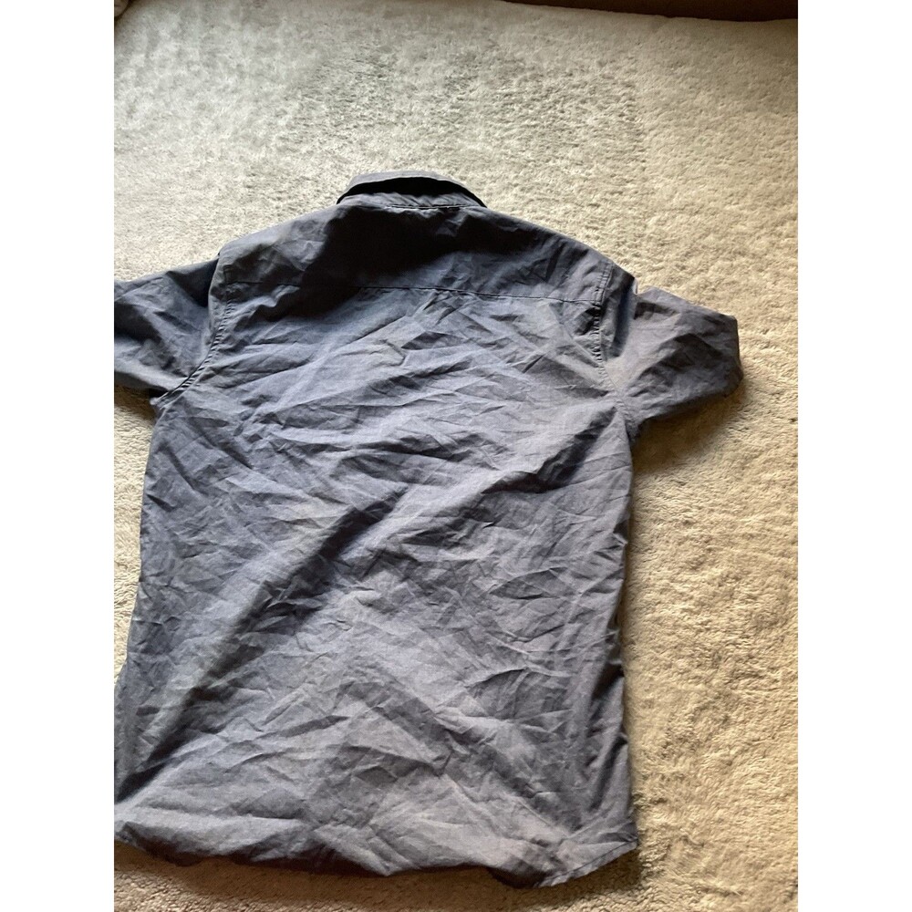 Craft Flow Skull Work Shirt MEN'S L Button Up Front Back